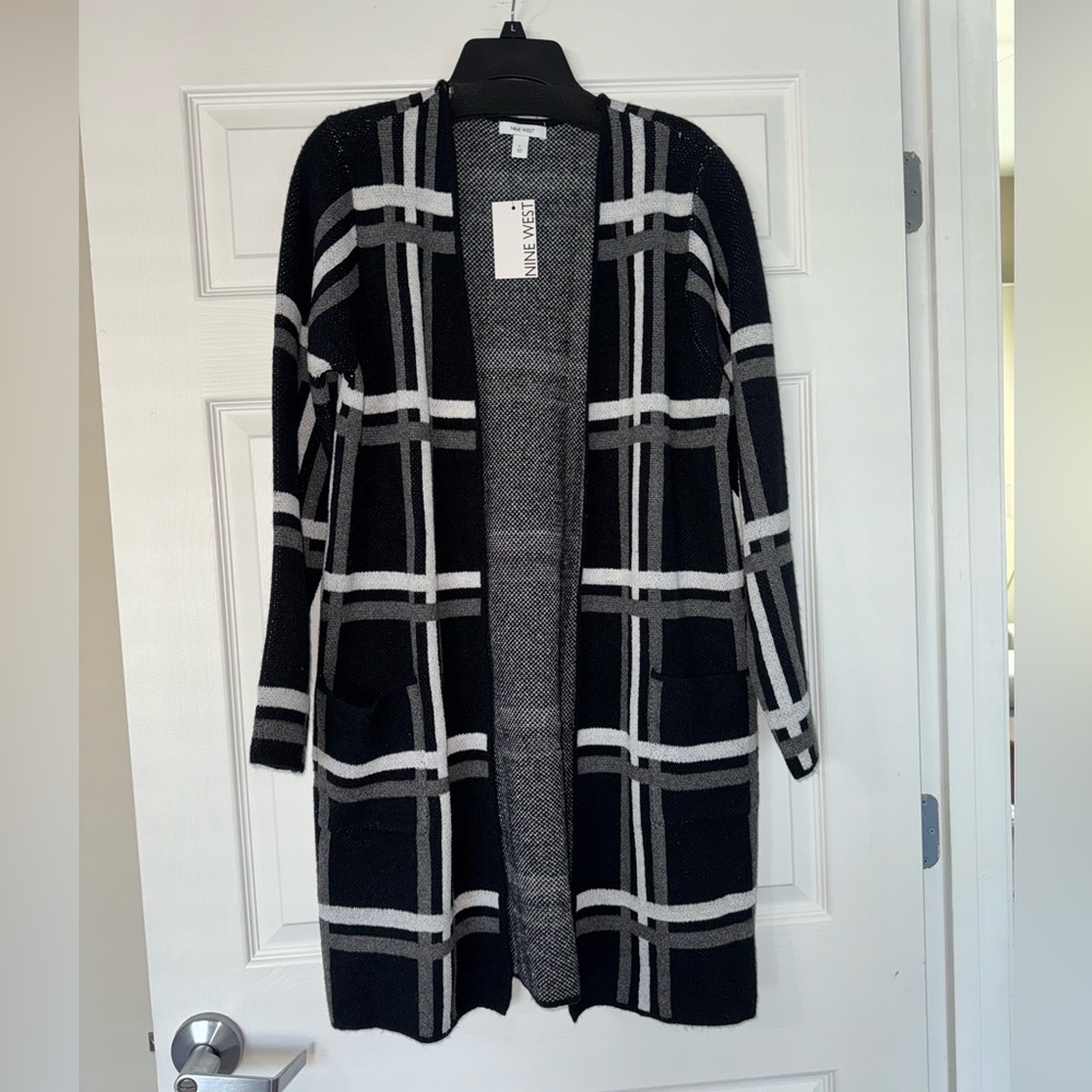 Nine West Black and Gray Women's Cardigan